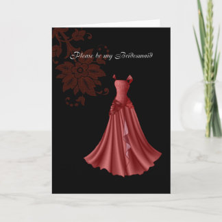Cartão bridesmaid