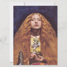 Cartão Bridesmaid (de John Everett Millais)