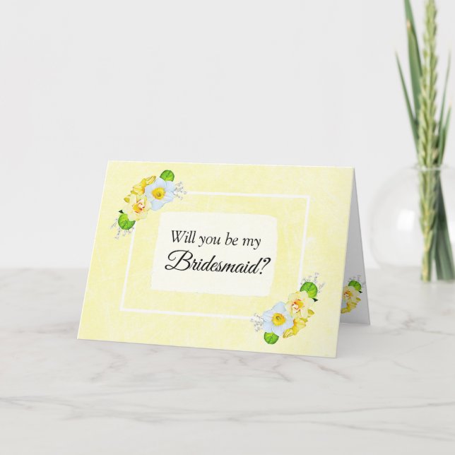 Cartão Bridesmaid  Proposal (Frente)