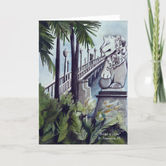 Cartão "Bridge of Lions" Greeting Card