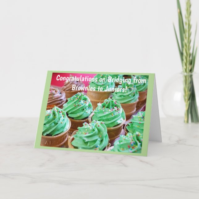 Cartão Bridging entre escoteiros (Frente)