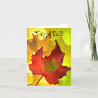 Cartão Bright fall Note Card