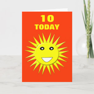 Cartão Bright Sunshine Customizable Kids Birthday Card