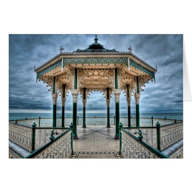 Cartão Brighton Bandstand, Inglaterra (Frente Horizontal)