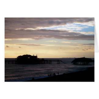 Cartão Brighton West Pier