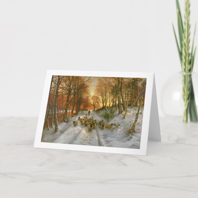 Cartão Brilhado com Pontas das Horas da Noite (Frente)