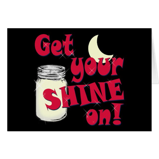 Cartão brilhar (Frente Horizontal)