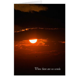 Cartão Brilho do Sol nas nuvens.