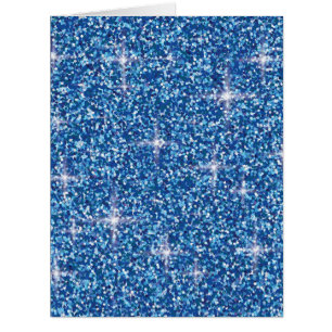 Cartão Brilho iridescente azul