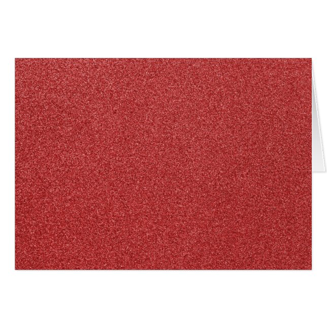 Cartão Brilho Vermelho, Sparkle, Fundo da Glitter (Frente Horizontal)