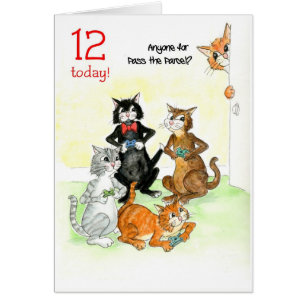 Cartão Brincadeiras Jogando 12 de Jogo de Vídeo Aniversár