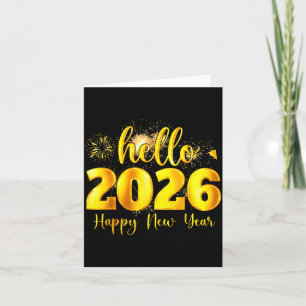 Cartão Brindar ao Ano Novo Feliz Ano Novo 2026 Festa
