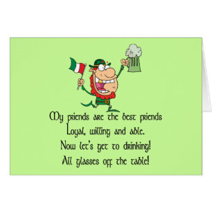 Cartão Brinde irlandês