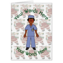 Brinquedo Black Female Doutor Natal Personalizado