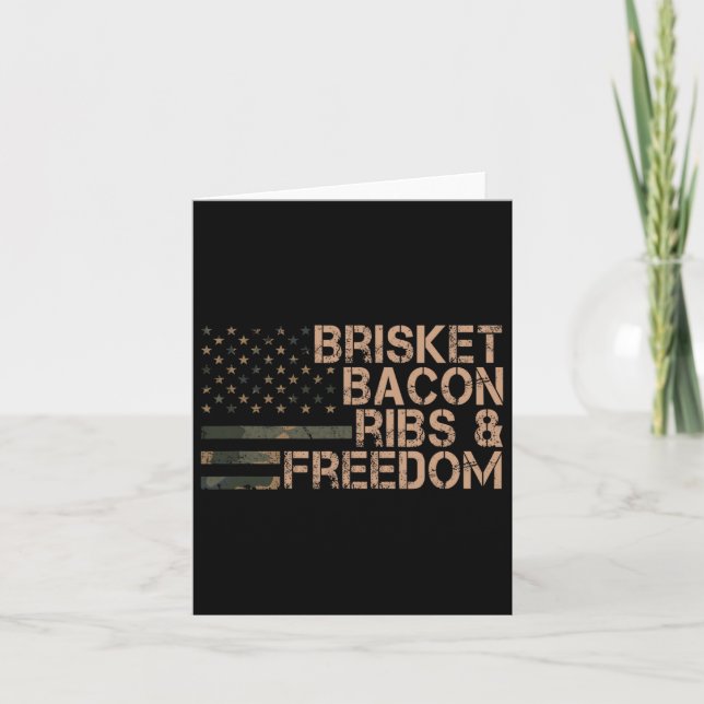 Cartão Brisket Bacon Ribes E Churrasco De Grill Da Liberd (Frente)