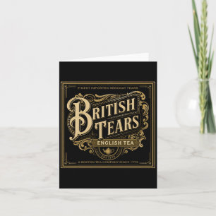 Cartão Britiears Est 1773 Festa do Chá Engraçado 4 de Jul