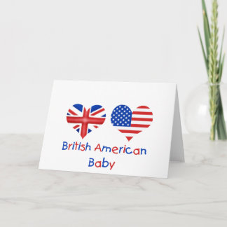 Cartão British American Baby