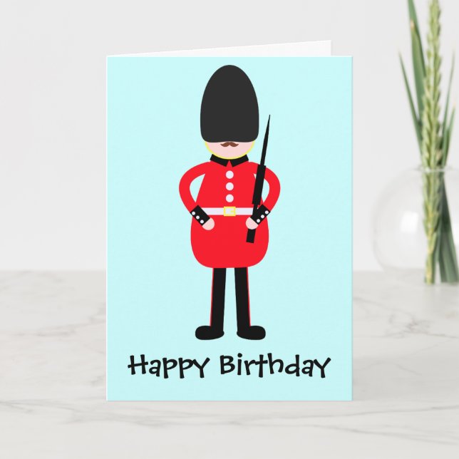 Cartão British Soldier (Frente)