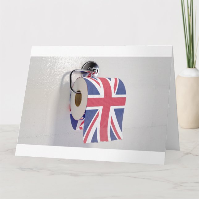 Cartão British Toilet Paper (Frente)