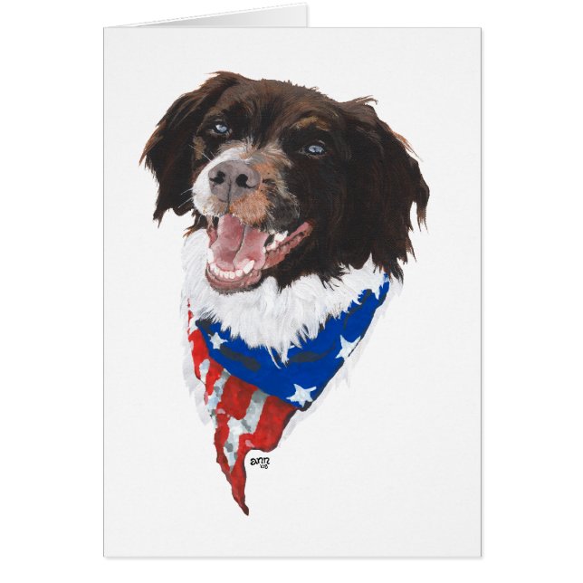 Cartão Brittany Patriótica (Frente)