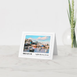 Cartão Brixham Harbour, English Riviera, Devon