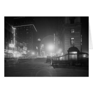 Cartão Broadway à Noite, 1910