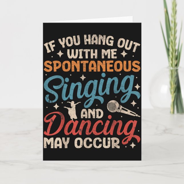 Cartão Broadway Musical Theater Nerd Theatre Geek Drama L (Frente)