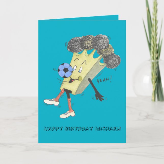 Cartão Broccoli Bruno 'Happy B.day' Card (Frente)