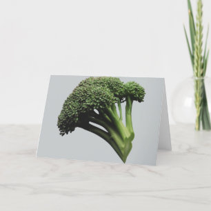 Cartão Broccoli Greeting Card, white envelopes included