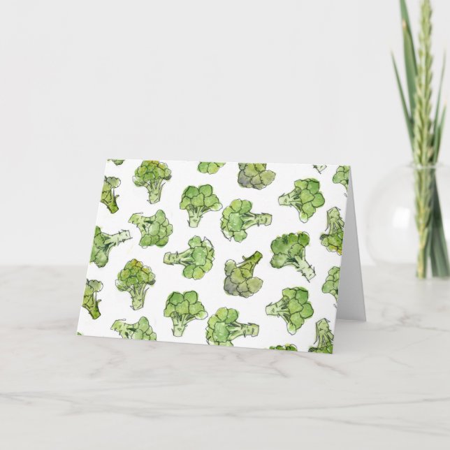 Cartão broccoli - scattered (Frente)