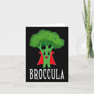 Cartão Broccula Funny Broccoli Halloween Costume Perfumad