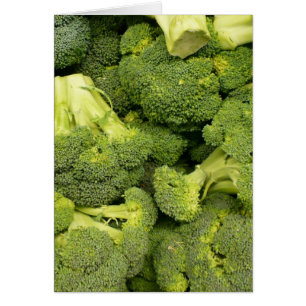 Cartão Brocoli saboroso