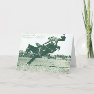 Cartão Bronco de Balança Famoso Cinco Minutos