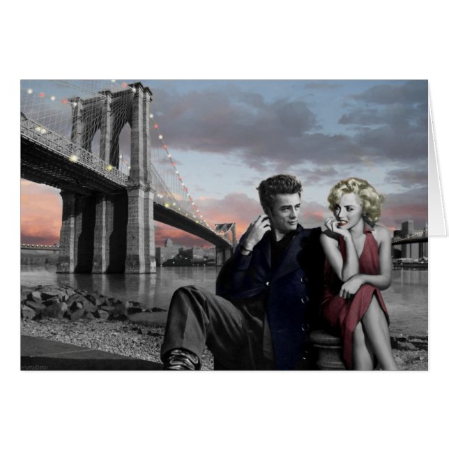 Cartão Brooklyn B&W (Frente Horizontal)