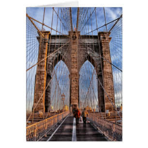 Cartão Brooklyn Bridge Nova Iorque