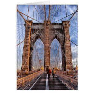 Cartão Brooklyn Bridge, Nova Iorque