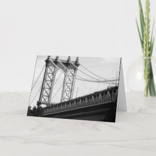 Cartão Brooklyn Bridge Photo Card