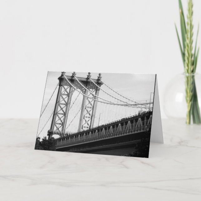 Cartão Brooklyn Bridge Photo Card (Frente)