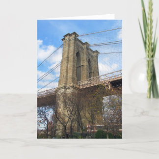 Cartão Brooklyn Bridge Tower