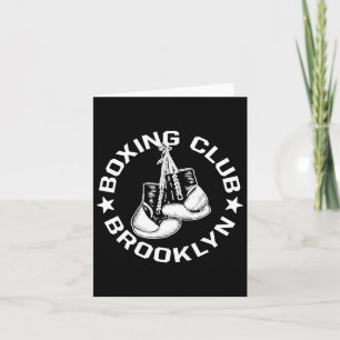 Cartão Brooklyn Club Boxlyn Gama Gráfico Para Um L Boxing