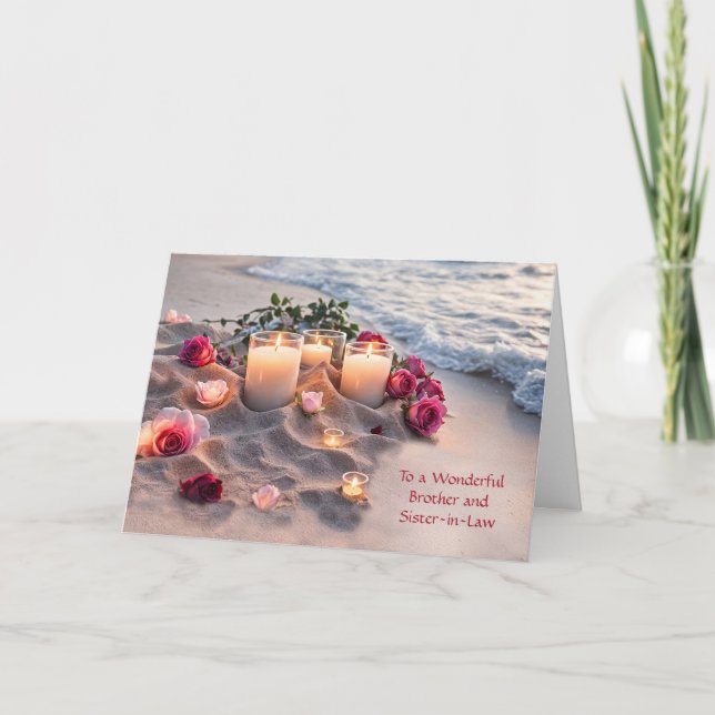 Cartão Brother and Sister in Law Wife Congratulations (Frente)