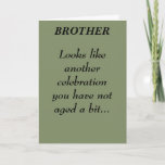 CARTÃO BROTHER BIRTHDAY CARD<br><div class="desc">CUSTOMIZE INSIDE AND BACK OF CARD</div>