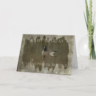 Cartão Brother Birthday Greeting Card - Canada Goose