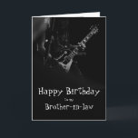 Cartão Brother Brother de Aniversário se diverte com você<br><div class="desc">Irmão da Lei de Aniversário para Músico com Divertimento</div>