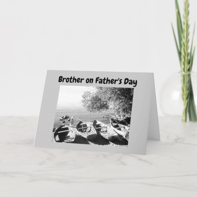 Cartão **BROTHER** CANOER'S DELIGHT***FATHER'S DAY Card (Frente)