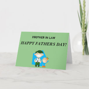 Cartão Brother in Law Happy Father's Day Card