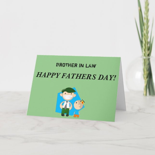 Cartão Brother in Law   Happy Father's Day Card (Frente)