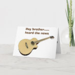 CARTÃO BROTHER - TIME FOR HAPPY BIRTHDAY ON THE GUITAR<br><div class="desc">BROTHER-HAPPY BIRTHDAY ON THE GUITAR FOR YOUR SPECIAL DAY!</div>