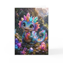 Broto de Cristal – Arte Fantástica de Dragão de Cr