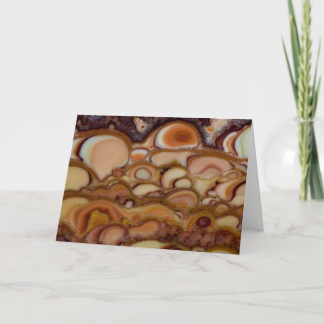 Cartão Brown Spotted Onyx (Frente)